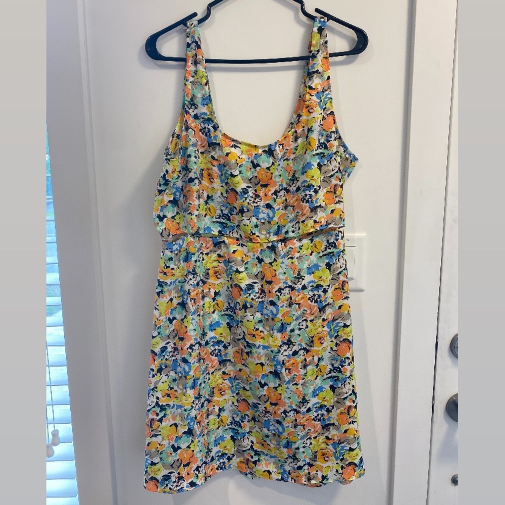 Vibrant BCBG mini dress